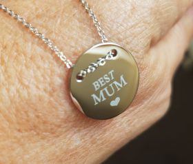 Best Mum necklace zilver Zag Bijoux, Baby