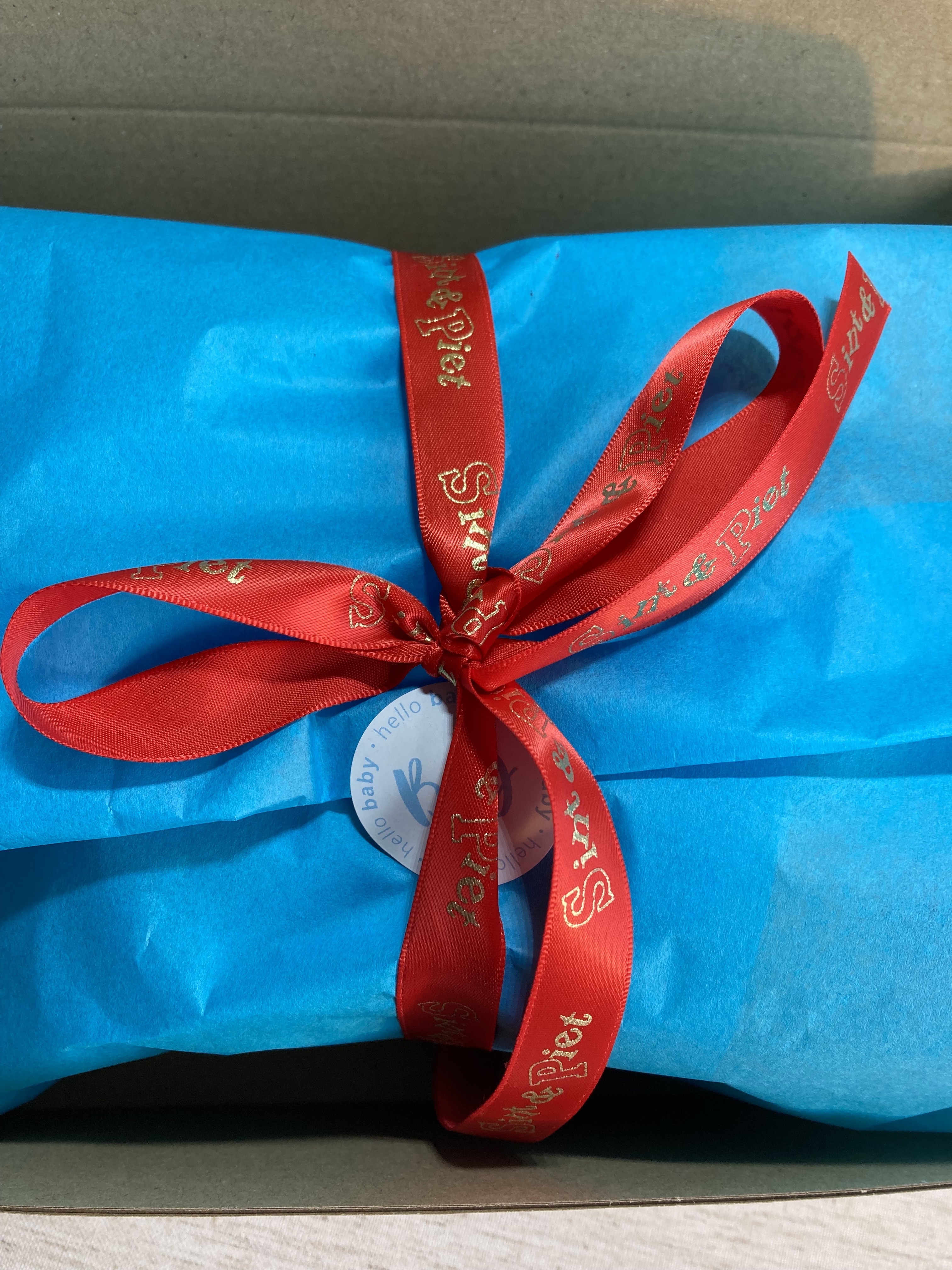 Vloeipapier met sint lint